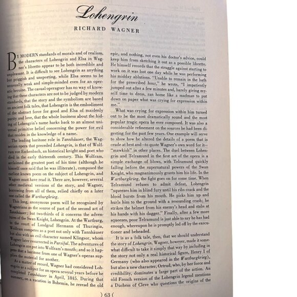 Vtg 1946 "A Treasury of Grand Opera" Songbook Paperback Henry Simon / 403 pages - Picture 12 of 16